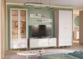 АФИНА Гостиная (модульная) кашемир серый в Копейске - kopejsk.ok-mebel.com | фото
