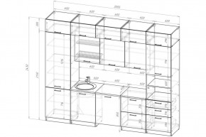 АНТИКА Кухонный гарнитур Экстра 5 (3000 мм) в Копейске - kopejsk.ok-mebel.com | фото 2