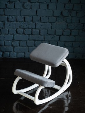 Балансирующий коленный стул Конёк Горбунёк (Белый) в Копейске - kopejsk.ok-mebel.com | фото 3