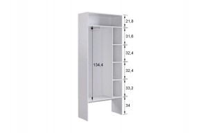 БАСКО Прихожая К11 (графит) в Копейске - kopejsk.ok-mebel.com | фото 6