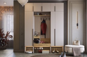 БАСКО Прихожая К9 (кашемир) в Копейске - kopejsk.ok-mebel.com | фото 2