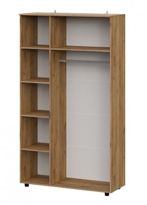БАЙКАЛ Шкаф трехстворчатый (Графит/Дуб золотой) в Копейске - kopejsk.ok-mebel.com | фото 2