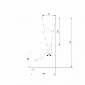 Бра Eurosvet Rhyton 60167/1 латунь в Копейске - kopejsk.ok-mebel.com | фото 5