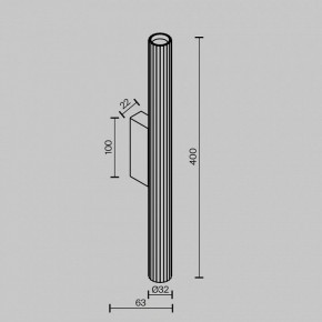 Бра Maytoni Calipso C082WL-12W2.7K-B в Копейске - kopejsk.ok-mebel.com | фото 4