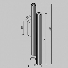 Бра Maytoni Calipso C082WL-24W2.7K-B в Копейске - kopejsk.ok-mebel.com | фото 5