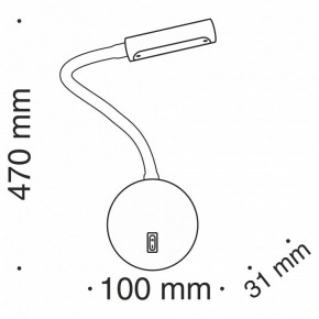 Бра Maytoni Stem C035WL-L3CH3K в Копейске - kopejsk.ok-mebel.com | фото 6