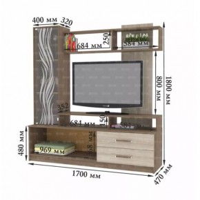 ДАРЬЯ Гостиная (Крафт серый/Крафт белый) в Копейске - kopejsk.ok-mebel.com | фото 8