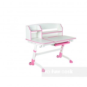 Парта-трансофрмер Amare II Pink с надстройкой в Копейске - kopejsk.ok-mebel.com | фото 2