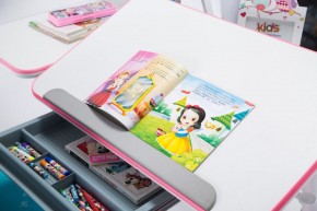 Парта-трансофрмер Amare II Pink с надстройкой в Копейске - kopejsk.ok-mebel.com | фото 6