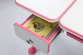 Парта-трансофрмер Amare Pink с выдвижным ящиком в Копейске - kopejsk.ok-mebel.com | фото 5