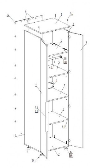 Детская "Лео" (модульная) в Копейске - kopejsk.ok-mebel.com | фото 9