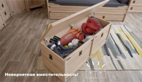 Детская Система Валенсия Сундук Дуб сонома в Копейске - kopejsk.ok-mebel.com | фото 3