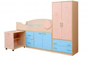 Набор мебели для детской Юниор -12.2 (700*1860) МДФ матовый в Копейске - kopejsk.ok-mebel.com | фото 1