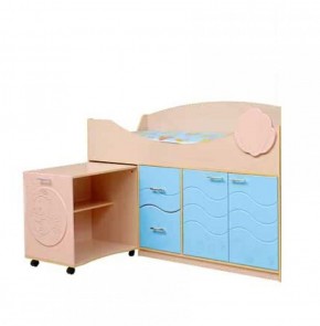 Набор мебели для детской Юниор -12.2 (700*1860) МДФ матовый в Копейске - kopejsk.ok-mebel.com | фото 4
