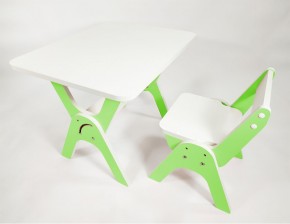 Детский растущий стол-парта и стул Я САМ "Умка" (Зеленый) в Копейске - kopejsk.ok-mebel.com | фото