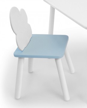 Детский стул Облачко (Белый/Голубой/Белый) в Копейске - kopejsk.ok-mebel.com | фото 1