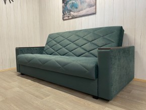 Диван Престиж-15 (НПБ+МДФ) велюр Sensey bottle green в Копейске - kopejsk.ok-mebel.com | фото 3