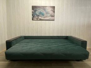 Диван Престиж-15 (НПБ+МДФ) велюр Sensey bottle green в Копейске - kopejsk.ok-mebel.com | фото 4