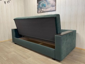 Диван Престиж-15 (НПБ+МДФ) велюр Sensey bottle green в Копейске - kopejsk.ok-mebel.com | фото 5