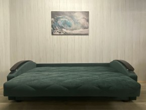Диван Престиж-16 (НПБ+МДФ) велюр Sensey bottle green в Копейске - kopejsk.ok-mebel.com | фото 3