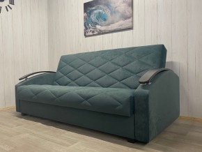 Диван Престиж-16 (НПБ+МДФ) велюр Sensey bottle green в Копейске - kopejsk.ok-mebel.com | фото 4