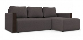 Диван угловой Алиса 3 Bahama GREY - Teos Dark Brown в Копейске - kopejsk.ok-mebel.com | фото