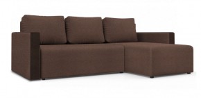 Диван угловой Алиса 3 Bahama PEBBLE - Teos Dark Brown в Копейске - kopejsk.ok-mebel.com | фото