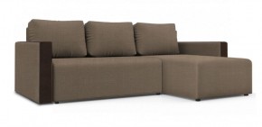 Диван угловой Алиса 3 Vital CARAMEL - Teos Dark Brown в Копейске - kopejsk.ok-mebel.com | фото