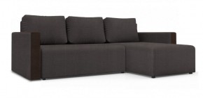 Диван угловой Алиса 3 Vital PEBBLE - Teos Dark Brown в Копейске - kopejsk.ok-mebel.com | фото