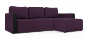 Диван угловой Алиса 3 Vital PLUM - Teos Black в Копейске - kopejsk.ok-mebel.com | фото