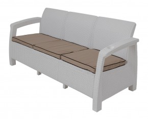 Диван Yalta Premium Sofa 3 Set (Ялта) белый (+подушки под спину) в Копейске - kopejsk.ok-mebel.com | фото 1