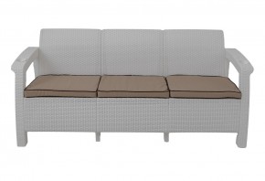 Диван Yalta Premium Sofa 3 Set (Ялта) белый (+подушки под спину) в Копейске - kopejsk.ok-mebel.com | фото 2