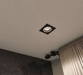 DK2061-BK Встраиваемый светильник IP 20, до 15 Вт, GU10, LED, черный, алюминий в Копейске - kopejsk.ok-mebel.com | фото 4