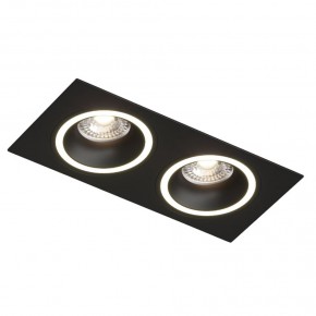 DK2062-BK Встраиваемый светильник, IP 20, до 15 Вт, GU10, LED, черный, алюминий в Копейске - kopejsk.ok-mebel.com | фото