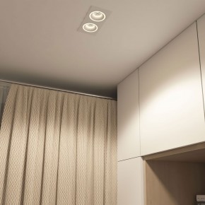 DK2062-WH Встраиваемый светильник, IP 20, до 15 Вт, GU10, LED, белый, алюминий в Копейске - kopejsk.ok-mebel.com | фото 4