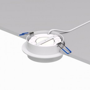 DK2090-WH Встраиваемый светильник FLAT, IP 20, до 15 Вт, GX53, LED, белый, алюминий в Копейске - kopejsk.ok-mebel.com | фото 3