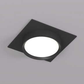 DK2091-BK Встраиваемый светильник FLAT, IP 20, до 15 Вт, GX53, LED, черный, алюминий в Копейске - kopejsk.ok-mebel.com | фото