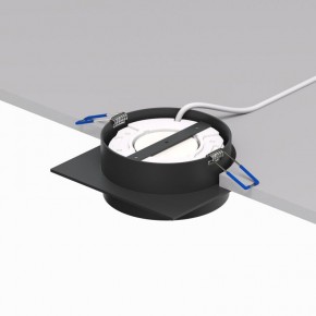 DK2091-BK Встраиваемый светильник FLAT, IP 20, до 15 Вт, GX53, LED, черный, алюминий в Копейске - kopejsk.ok-mebel.com | фото 4