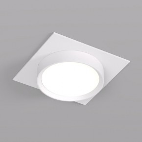 DK2091-WH Встраиваемый светильник FLAT, IP 20, до 15 Вт, GX53, LED, белый, алюминий в Копейске - kopejsk.ok-mebel.com | фото