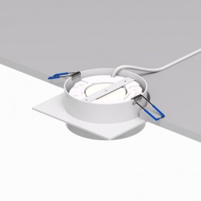 DK2091-WH Встраиваемый светильник FLAT, IP 20, до 15 Вт, GX53, LED, белый, алюминий в Копейске - kopejsk.ok-mebel.com | фото 4