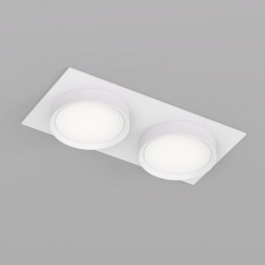 DK2092-WH Встраиваемый светильник FLAT, IP 20, до 15 Вт, GX53, LED, белый, алюминий в Копейске - kopejsk.ok-mebel.com | фото 2