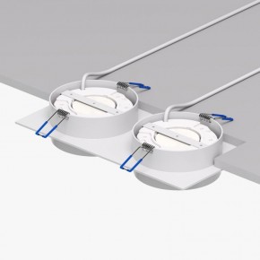 DK2092-WH Встраиваемый светильник FLAT, IP 20, до 15 Вт, GX53, LED, белый, алюминий в Копейске - kopejsk.ok-mebel.com | фото 4