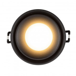 DK2403-BK Встраиваемый светильник влагозащ., IP 44, 10 Вт, GU10, черный, алюминий в Копейске - kopejsk.ok-mebel.com | фото 3