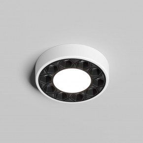 DK2440-WB Встраиваемый светильник DUAL 5+5 Вт, LED 4000K, IP 20, d90mm, белый/черный, алюминий/акрил в Копейске - kopejsk.ok-mebel.com | фото 2