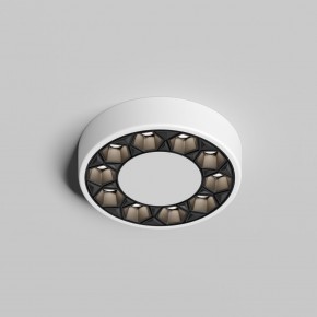 DK2440-WB Встраиваемый светильник DUAL 5+5 Вт, LED 4000K, IP 20, d90mm, белый/черный, алюминий/акрил в Копейске - kopejsk.ok-mebel.com | фото 3