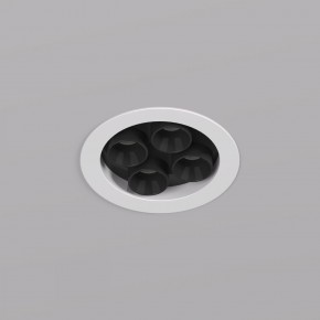 DK2510-WB Встраиваемый светильник SPACE со светодиодом d65 220V 8W 38° 4000К IP20 белый/черный алюминий в Копейске - kopejsk.ok-mebel.com | фото 2