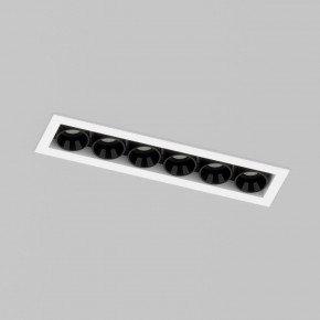 DK2514-WB Встраиваемый светильник SPACE со светодиодом L126mm 220V 10W 38° 4000К IP20 белый/черный алюминий в Копейске - kopejsk.ok-mebel.com | фото 2
