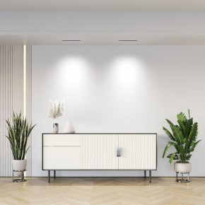 DK2515-WB Встраиваемый светильник SPACE со светодиодом L240mm 220V 20W 38° 4000К IP20 белый/черный алюминий в Копейске - kopejsk.ok-mebel.com | фото 7