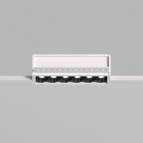 DK2531-WB Встраиваемый светильник SPACE со светодиодом под шпатлевку L126mm 220V 10W 38° 4000К IP20 белый/черный алюминий в Копейске - kopejsk.ok-mebel.com | фото 3