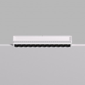 DK2532-WB Встраиваемый светильник SPACE со светодиодом под шпатлевку L240mm 220V 20W 38° 4000К IP20 белый/черный алюминий в Копейске - kopejsk.ok-mebel.com | фото 4